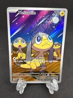 Pokemon MEGA EVOLUTION Helioptile 143/132 Illustration Rare M/NM PSA10 Contender - Image 1