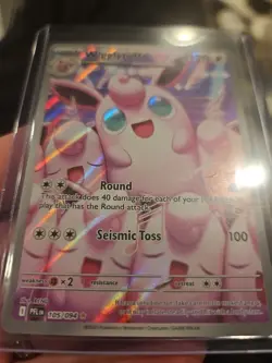 Wigglytuff 105/094 Full Art Illustration Rare Holo Pokemon Phantasmal Flames TCG - Image 2