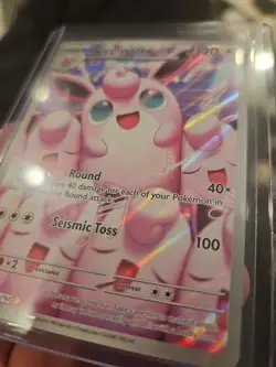 Wigglytuff 105/094 Full Art Illustration Rare Holo Pokemon Phantasmal Flames TCG - Image 3