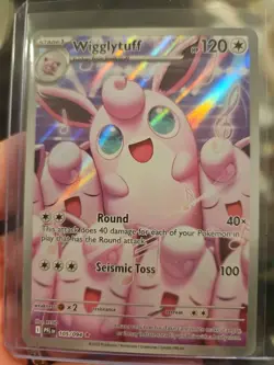 Wigglytuff 105/094 Full Art Illustration Rare Holo Pokemon Phantasmal Flames TCG - Image 4