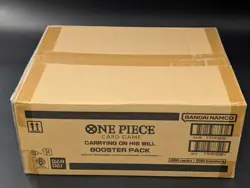 One Piece TCG English OP-13 Carrying On His Will Booster Box Case SEALED - Image 1