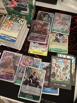 Japanese One Piece TCG Mix Bulk Lot Some English R/SR Included. See Pics. - Image 4