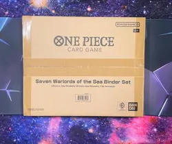 One Piece TCG: Bandai Seven Warlords of the Sea Binder Set (English) - SEALED! - Image 1