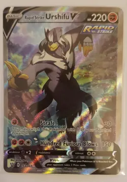 Rapid Strike Urshifu V 153/163 Battle Styles Alternate Art Pokemon Card NM/MINT - Image 1