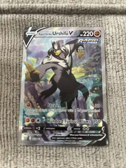 Rapid Strike Urshifu V - 153/163 - Pokemon Battle Styles Alternate Art Card NM - Image 1