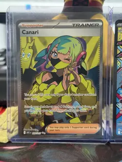 Pokemon Ascended Heroes Canari Full Art And Mega Diancie MAR Lot Of 2 Cards - Image 2