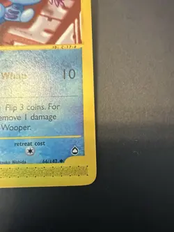 Wooper 66/147 Aquapolis Non Holo Near Mint Condition Pokemon Card Vintage WoTC - Image 5