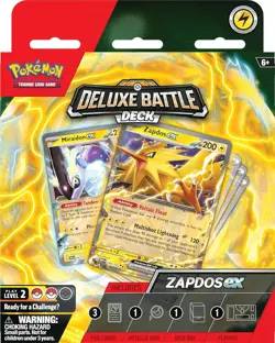Pokemon TCG: Zapdos ex Deluxe Battle Deck - Image 1