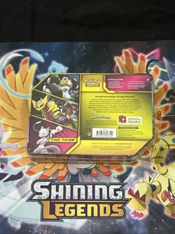 2019 Pokemon Tag Team Mewtwo & Mew GX Power Partnership Tin Promo Factory Sealed - Image 2