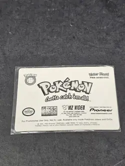Pokemon Pikachu Lenticular Card Viz Video Pioneer PIKA-0018D Water Blast Good - Image 2