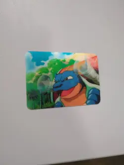 Pokemon Lenticular Blastoise Viz Video Pioneer PIKA-0028D DVD 3D Promo Card - Image 1