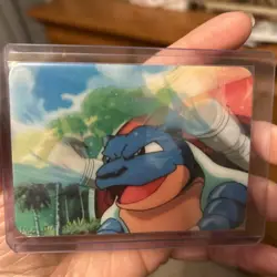 Pokemon Blastoise Lenticular Promo Card #28 Pioneer Viz Video *NM* - Image 2