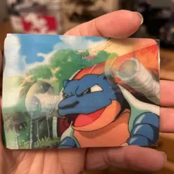 Pokemon Blastoise Lenticular Promo Card #28 Pioneer Viz Video *NM* - Image 3