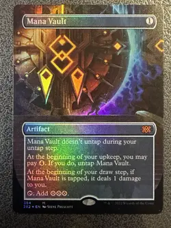 Mana Vault (Borderless) Double Masters 2022 Foil + 1 pack of MTG Fifth Dawn - Image 3