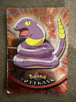 EKANS #23 2000 TOPPS CHROME SERIES 1 HOLO FOIL POKEMON TV ANIMATION CARDS - Image 1