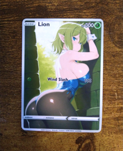 Beautiful Waifu Card - Ryuu Lion Maid - Goddess ACG Custom DIY Fan Art Card - Image 1