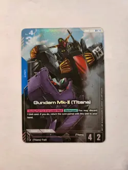 Gundam Card Game Dual Impact GD02-003 R+ Gundam Mk-II Titans Alt Art Rare NM - Image 1