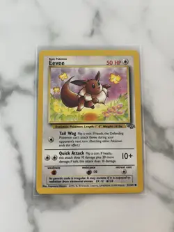 Eevee 51/64 Unlimited Common Card(Pokemon TCG 1999 Jungle Set) - Image 1
