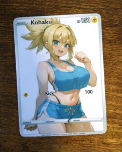 Beautiful Waifu Card - Kohaku - Goddess ACG Custom DIY Fan Art Card - Image 1