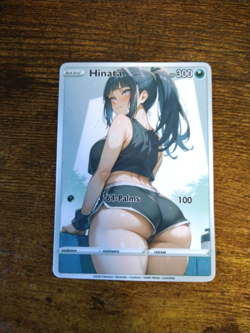 Beautiful Waifu Card - Hinata Gym - Goddess ACG Custom DIY Fan Art Card - Image 1