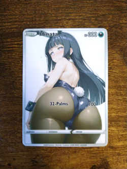 Beautiful Waifu Card Hinata Bunny - Goddess ACG Custom DIY Fan Art Card - Image 1
