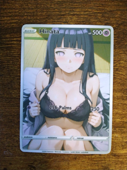 Beautiful Waifu Card - Hinata Heal - Goddess ACG Custom DIY Fan Art Card - Image 1