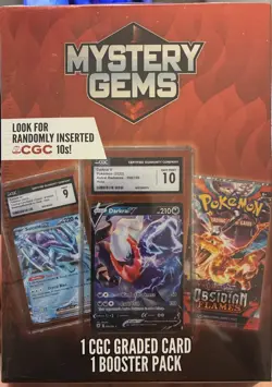 Mystery Gems Pokemon 1 CGC Graded Card And 1 Random Booster Pack 🔥 - Image 1