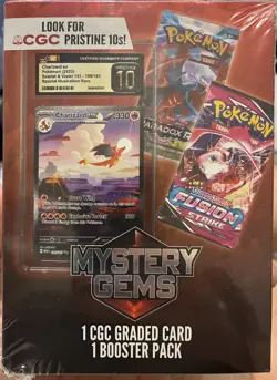 Mystery Gems Pokemon 1 CGC Graded Card And 1 Random Booster Pack 🔥 - Image 2