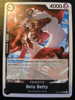Belo Betty OP12-090 Common Legacy Of The Master One Piece Card Game - Image 1