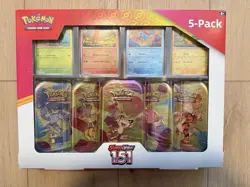 Pokemon Scarlet & Violet - 151 5-pack Mini Tins + 4 Promo Cards (10 Packs) - Image 3