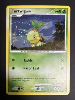 Turtwig (Cosmos Holofoil) 103/130 League & Championship Cards Pokemon TCG NM - Image 1