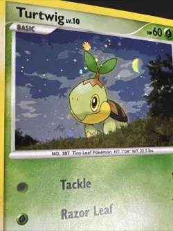 Turtwig (Cosmos Holofoil) 103/130 League & Championship Cards Pokemon TCG NM - Image 5
