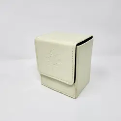 Magic the Gathering MTG Mana Flip Deck Box Ultra Pro WHITE Magnetic - 100 Cards - Image 1