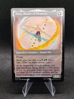 MTG Magic the Gathering Avatar Aang (207/447) Avatar The Last Airbender LP - Image 2
