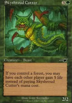 4x Skyshroud Cutter ~ Near Mint Nemesis MTG Magic x4 4 UltimateMTG Playset Green - Image 1