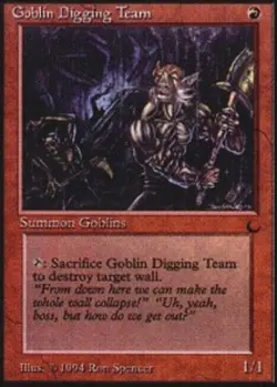 4x Goblin Digging Team ~ Moderately Played The Dark MTG Magic x4 4 UltimateMTG P - Image 1