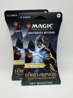 MTG The Lord of the Rings: Tales of Middle-Earth X2 Sleeved Set Booster Packs - Image 1