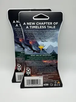 MTG The Lord of the Rings: Tales of Middle-Earth X2 Sleeved Set Booster Packs - Image 2