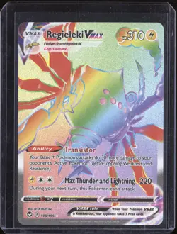 Regieleki Vmax 2022 Pokemon Silver Tempest 198/195 Secret rare - Image 1