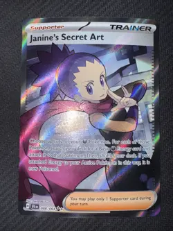 Pokemon TCG Janine's Secret Art 088/064 Full Art Trainer Shrouded Fable NM/M - Image 1