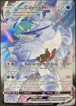 Ice Rider Calyrex VMAX TG15/TG30 Swsh10: Astral Radiance Trainer Gallery Pokemon - Image 1