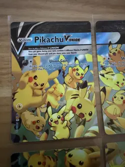 Pokemon Pikachu V-Union Set SWSH139-142 Black Star Promo Near Mint NM - Image 2