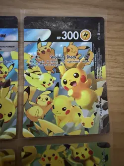 Pokemon Pikachu V-Union Set SWSH139-142 Black Star Promo Near Mint NM - Image 3