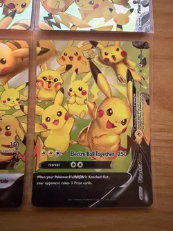 Pokemon Pikachu V-Union Set SWSH139-142 Black Star Promo Near Mint NM - Image 5