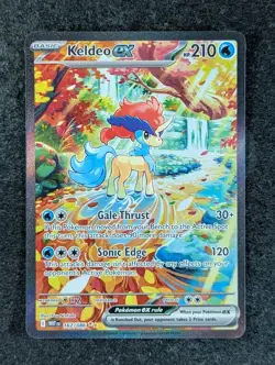 2025 Pokemon KELDEO EX #167/086 White Flare Special Illustration Rare Holo ENG - Image 1