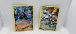FULL ART Black Kyurem XY80 + White Kyurem XY81 Black Star Promo Set - Image 1
