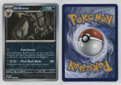 Umbreon Reverse Foil Pokemon Prismatic Evolutions PRE #059 - Image 3