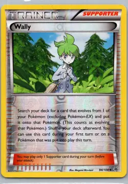 Pokemon TCG Wally 94/108 Roaring Skies Reverse MP - Image 1