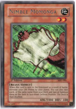 Yugioh - Nimble Momonga MRL-086 1st Edition - Magic Ruler - Image 1