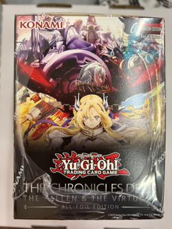 Yu-Gi-Oh 8x THE CHRONICLES DECK The Fallen The Virtuous All-Foil Edition Display - Image 2